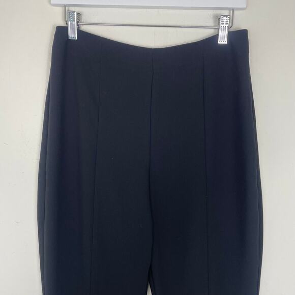 Amanda Uprichard Revolve black high waist trousers with slit size Medium - Picture 2 of 7